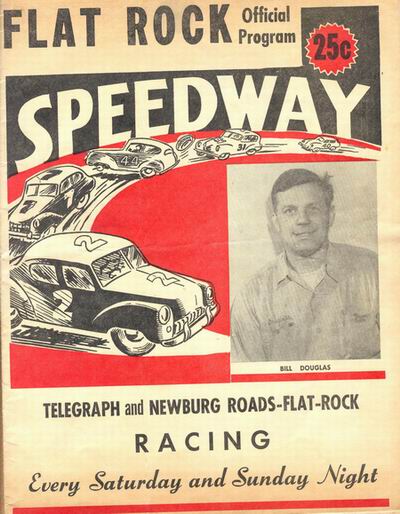 Flat Rock Speedway - Older Program From Randy